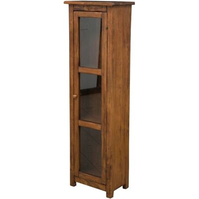 BISCOTTINI Vitrinetta Country - L40xPR25xH130cm - Vetrinetta in Legno di Tiglio BISCOTTINI Vitrinetta Country - L40xPR25xH130cm - Vetrinetta in Legno di Tiglio