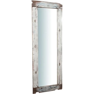 Espejo de Pared BISCOTTINI - Madera Reciclada Estilo Shabby 180x66cm Espejo de Pared BISCOTTINI - Madera Reciclada Estilo Shabby 180x66cm