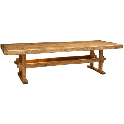 BISCOTTINI Italian Solid Wood Dining Table - Natural Tiglio - 300x100 cm BISCOTTINI Italian Solid Wood Dining Table - Natural Tiglio - 300x100 cm