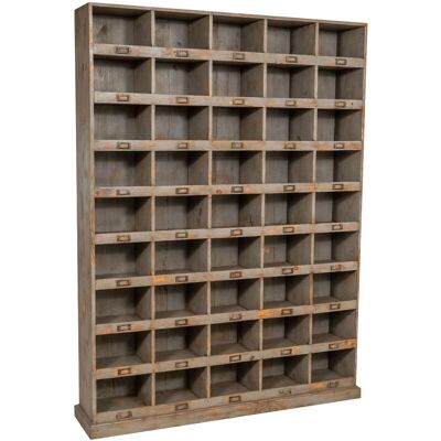 Biscottini Unfertiger Holzregal - Vintage Stil Groß 205x150x33 cm Biscottini Unfertiger Holzregal - Vintage Stil Groß 205x150x33 cm