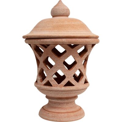 BISCOTTINI - Farol de terracota 55x35x35cm - Iluminación de jardín BISCOTTINI - Farol de terracota 55x35x35cm - Iluminación de jardín