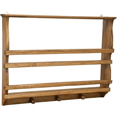 Biscottini Rustikale Tilo Holz Wandregal - 85x15x65 cm Biscottini Rustikale Tilo Holz Wandregal - 85x15x65 cm