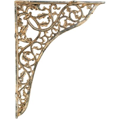 BISCOTTINI Mensola da muro in ghisa 72x54x8 cm - Supporto per mensola BISCOTTINI Mensola da muro in ghisa 72x54x8 cm - Supporto per mensola