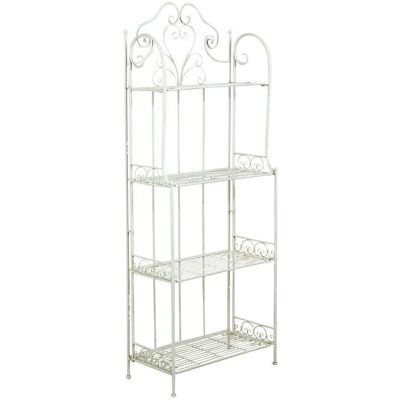 BISCOTTINI Supporto piante bianco pieghevole - Decorazione giardino & interno BISCOTTINI Supporto piante bianco pieghevole - Decorazione giardino & interno