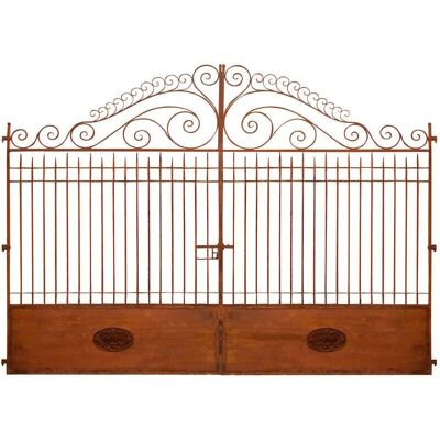 BISCOTTINI - Cancello in ferro battuto fatto a mano - 400x245x7 cm BISCOTTINI - Cancello in ferro battuto fatto a mano - 400x245x7 cm
