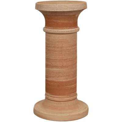 BISCOTTINI - Rustic terracotta plant stand 51x25x25 cm - Indoor/outdoor handcrafted BISCOTTINI - Rustic terracotta plant stand 51x25x25 cm - Indoor/outdoor handcrafted