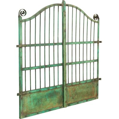 Biscottini - Puerta exterior de hierro forjado 115x115x5 cm Biscottini - Puerta exterior de hierro forjado 115x115x5 cm