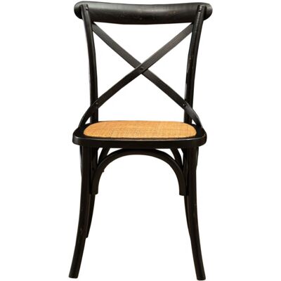 BISCOTTINI - Cross Country - 47x86x52 cm - Holz und Rattan - Stuhl BISCOTTINI - Cross Country - 47x86x52 cm - Holz und Rattan - Stuhl