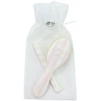 Tartine et Chocolat - Garda Rose - Ensemble brosse et peigne - Publicité Tartine et Chocolat - Garda Rose - Ensemble brosse et peigne - Publicité