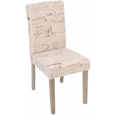 DECOSHOP26 - 040000429 - Tapicería Beige - Sillas de comedor DECOSHOP26 - 040000429 - Tapicería Beige - Sillas de comedor