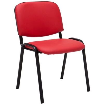 Décoshop26 - BUR10070 - Rojo - PU Leather - Chair Décoshop26 - BUR10070 - Rojo - PU Leather - Chair