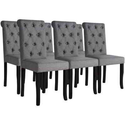 Décoshop26 - Chaises de salle à manger en bois - Lot de 6 - Élégantes et intemporelles - Mobilier de salle à manger - Publicité Décoshop26 - Chaises de salle à manger en bois - Lot de 6 - Élégantes et intemporelles - Mobilier de salle à manger - Publicité