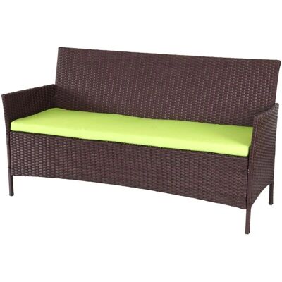 DÉCOSHOP26 - 040001106 - Marrón polirratán - Banco de jardín DÉCOSHOP26 - 040001106 - Marrón polirratán - Banco de jardín