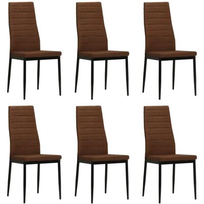 Décoshop26 - Juego de 6 Sillas de Comedor Modernas Décoshop26 - Juego de 6 Sillas de Comedor Modernas