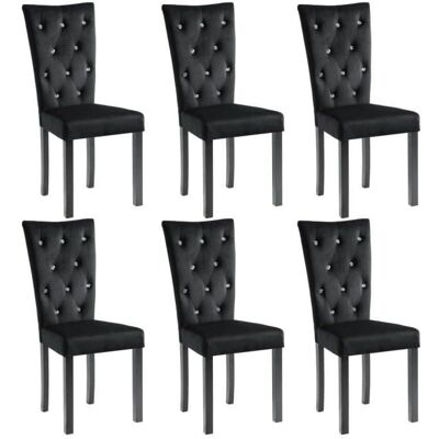 DÉCOSHOP26 Modelo CDS022739 Sillas de comedor de terciopelo - Sillas de comedor DÉCOSHOP26 Modelo CDS022739 Sillas de comedor de terciopelo - Sillas de comedor