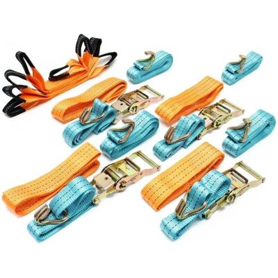 HelloShop26 - 4-Strap - 3.5 m - 50 mm - Cinghie di ancoraggio HelloShop26 - 4-Strap - 3.5 m - 50 mm - Cinghie di ancoraggio
