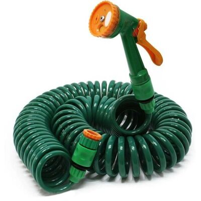 HelloShop26 - Manguera espiral - 15m - Flexible - Manguera HelloShop26 - Manguera espiral - 15m - Flexible - Manguera