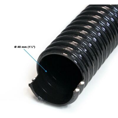 HELLOSHOP26 Manguera Espiral para Estanque - 38mm, 5m, Negra - Equipo para estanques HELLOSHOP26 Manguera Espiral para Estanque - 38mm, 5m, Negra - Equipo para estanques