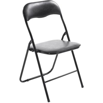 Sedia da Cucina Pieghevole Nera MOBIKASA - Sedia Sedia da Cucina Pieghevole Nera MOBIKASA - Sedia