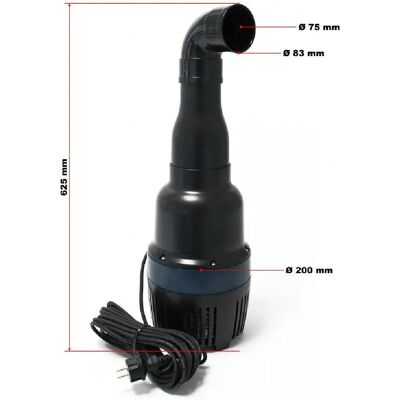 HELLOSHOP26 - PondWaterPump - 16000 L/h - 75 W - Pump HELLOSHOP26 - PondWaterPump - 16000 L/h - 75 W - Pump