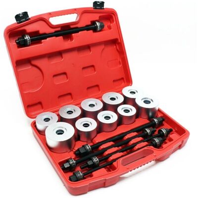 HelloShop26 - Kit de 27 piezas - medidas de enchufe 22 - Kit extractor de cojinetes HelloShop26 - Kit de 27 piezas - medidas de enchufe 22 - Kit extractor de cojinetes
