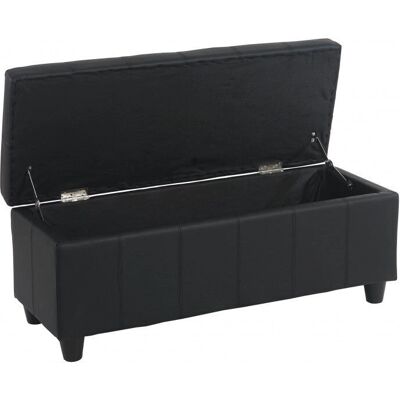DÉCOSHOP26 - BAN04002 - 112x45x45 cm - Black - Storage bench DÉCOSHOP26 - BAN04002 - 112x45x45 cm - Black - Storage bench