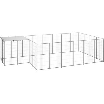 Helloshop26 Gabbia per cani in acciaio - 8,47 m² - Recinto esterno Helloshop26 Gabbia per cani in acciaio - 8,47 m² - Recinto esterno