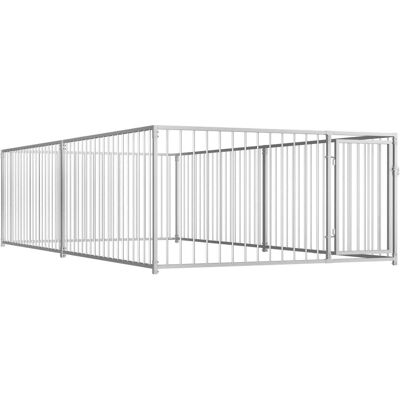 Enclos pour chiens en acier Helloshop26 - 100 cm - Cage Enclos pour chiens en acier Helloshop26 - 100 cm - Cage