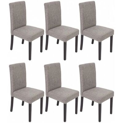 Décoshop26 - CDS04228 - Tela gris - Dining chairs Décoshop26 - CDS04228 - Tela gris - Dining chairs