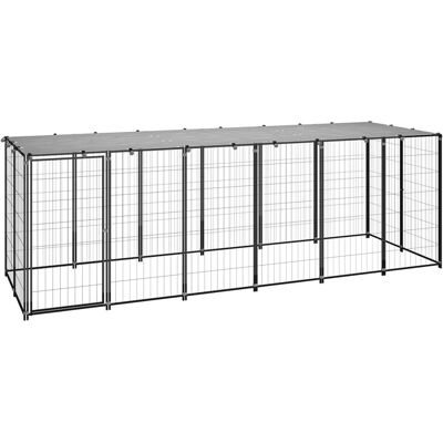 Helloshop26 Enclos pour chiens - 330x110x110 cm - Extérieur Helloshop26 Enclos pour chiens - 330x110x110 cm - Extérieur
