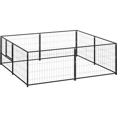 Helloshop26 Gabbia Esterni per Animali Nero - Gabbia per Cani Helloshop26 Gabbia Esterni per Animali Nero - Gabbia per Cani