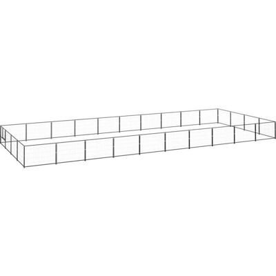 Helloshop26 Cage en acier pour chien - Enclos extérieur 40m² - Shelter animalier - Publicité Helloshop26 Cage en acier pour chien - Enclos extérieur 40m² - Shelter animalier - Publicité