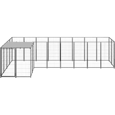 Helloshop26 - 02_0000548 - Acier noir 110 cm - Cage pour chien - Publicité Helloshop26 - 02_0000548 - Acier noir 110 cm - Cage pour chien - Publicité