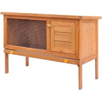 Helloshop26 - 02_0000617 - 90x45x65.5 cm - Bois - Enclos extérieur pour animaux Helloshop26 - 02_0000617 - 90x45x65.5 cm - Bois - Enclos extérieur pour animaux
