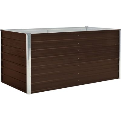 Helloshop26 - Jardinera elevada 160 x 80 x 77 cm - Maceta elevada Helloshop26 - Jardinera elevada 160 x 80 x 77 cm - Maceta elevada
