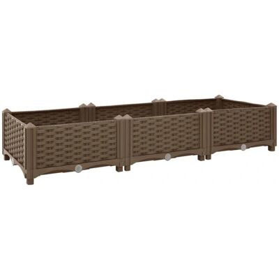 HelloShop26 - Macetero elevado 120x40x23 HelloShop26 - Macetero elevado 120x40x23