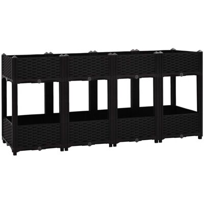 Helloshop26 - Macetero elevado 160x40x71 Helloshop26 - Macetero elevado 160x40x71