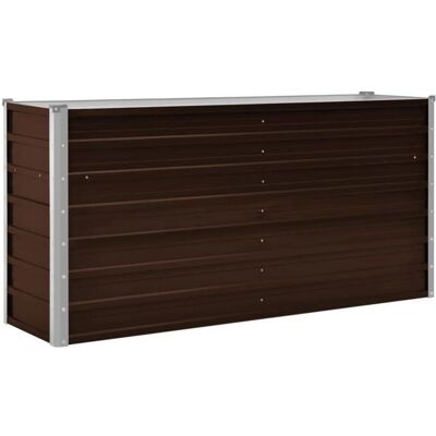 HELLOSHOP26 - MaceteroElevado - Marrone - 160x40x77 cm - Planter HELLOSHOP26 - MaceteroElevado - Marrone - 160x40x77 cm - Planter