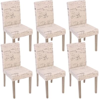 Décoshop26 Modelo 04_0000893 Sillas de comedor crema - Sillas de comedor Décoshop26 Modelo 04_0000893 Sillas de comedor crema - Sillas de comedor