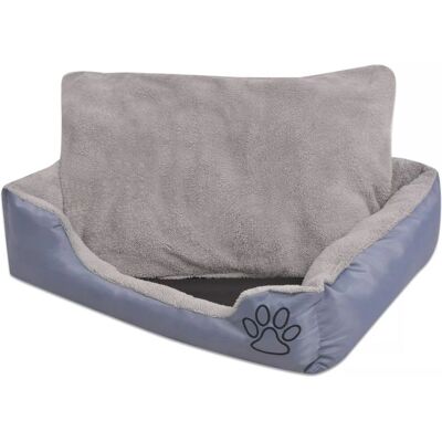 Helloshop26 - LitChiens90 Gris - Gris - Cama para perros Helloshop26 - LitChiens90 Gris - Gris - Cama para perros