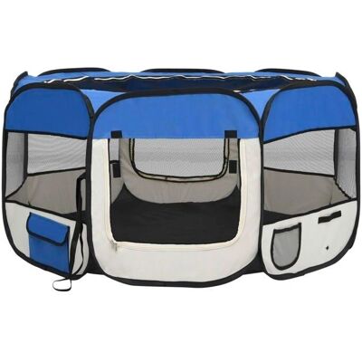 Helloshop26 Parque para perros plegable con bolsa de transporte - Jaula para mascotas - 125 x 125 x 61 cm Helloshop26 Parque para perros plegable con bolsa de transporte - Jaula para mascotas - 125 x 125 x 61 cm