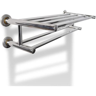 HELLOSHOP26 Modelo 3202011/3 Toallero doble de acero para baño - Accesorios de baño HELLOSHOP26 Modelo 3202011/3 Toallero doble de acero para baño - Accesorios de baño