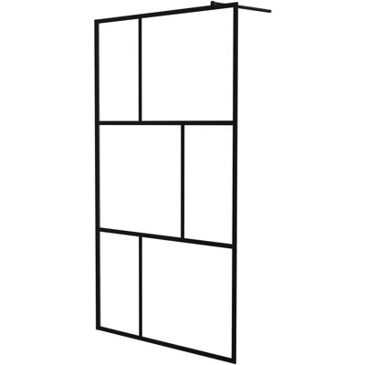 Helloshop26 - 115x195 - Negro - Mampara de ducha Helloshop26 - 115x195 - Negro - Mampara de ducha