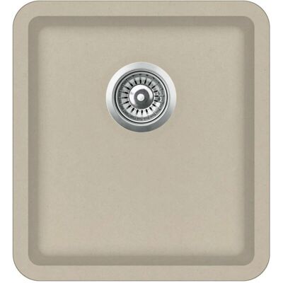HELLOSHOP26 - Granito Beige 42x46 - Granito beige - 310 mm de profundidad - Fregadero de cocina HELLOSHOP26 - Granito Beige 42x46 - Granito beige - 310 mm de profundidad - Fregadero de cocina