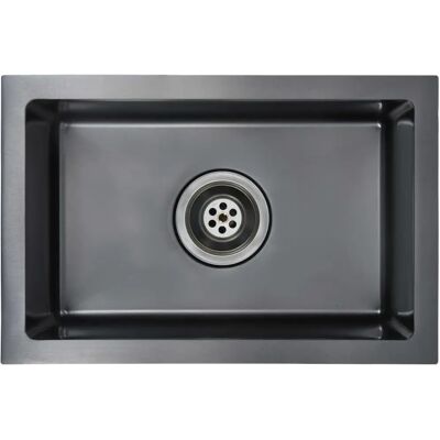 HELLOSHOP26 fregadero - acero inoxidable negro HELLOSHOP26 fregadero - acero inoxidable negro