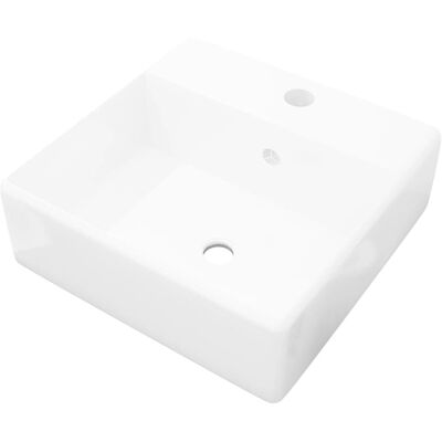 HelloShop26 - Square Ceramic Sink 41x41 - Lavabo de baño HelloShop26 - Square Ceramic Sink 41x41 - Lavabo de baño