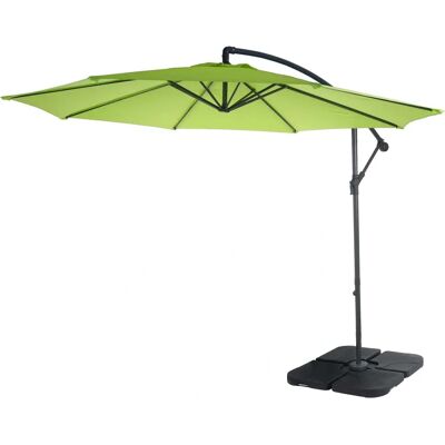 Parasole déporté Décoshop26 040000941 Vert Lime Inclinable - Parasol de patio - Publicité Parasole déporté Décoshop26 040000941 Vert Lime Inclinable - Parasol de patio - Publicité