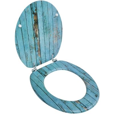 HELLOSHOP26 - Sedile WC - MDF - Legno antico HELLOSHOP26 - Sedile WC - MDF - Legno antico