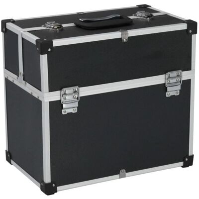 Helloshop26 - Toolcase - Negro - Aluminio - Estuche de herramientas Helloshop26 - Toolcase - Negro - Aluminio - Estuche de herramientas