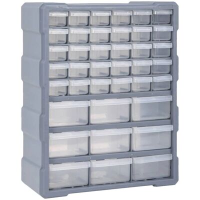 HELLOSHOP26 - 39-Drawer Organizer - Gris - Storage organizer HELLOSHOP26 - 39-Drawer Organizer - Gris - Storage organizer